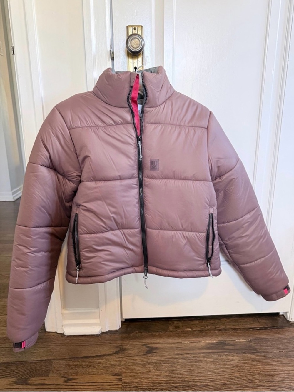 Topo Design Quilted Puffer Jacket